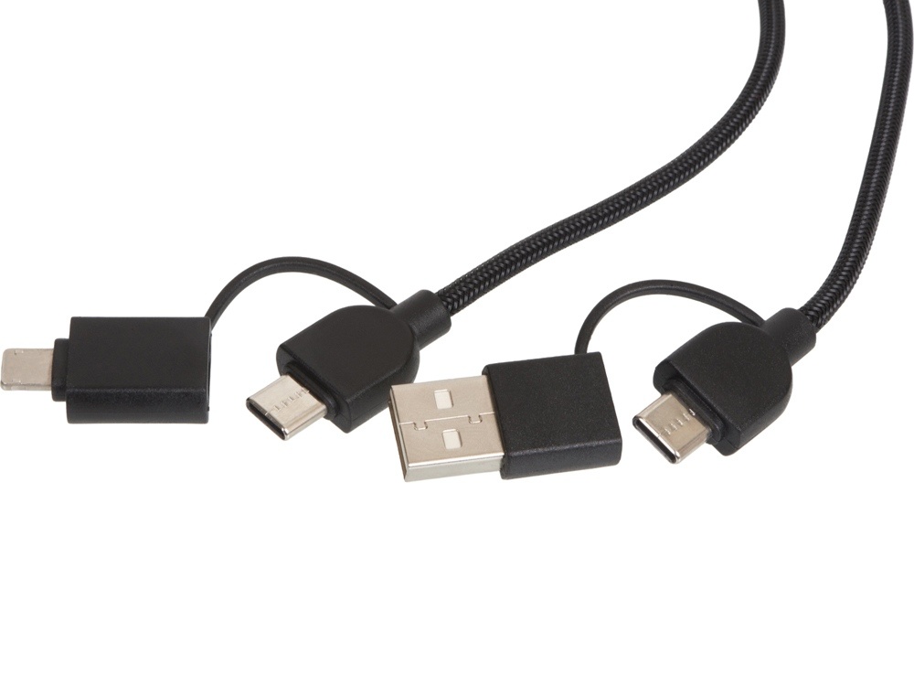 Универсальный зарядный кабель из переработанных ПЭТ и ТПЕ Acalypha, быстрая зарядка 25 Вт