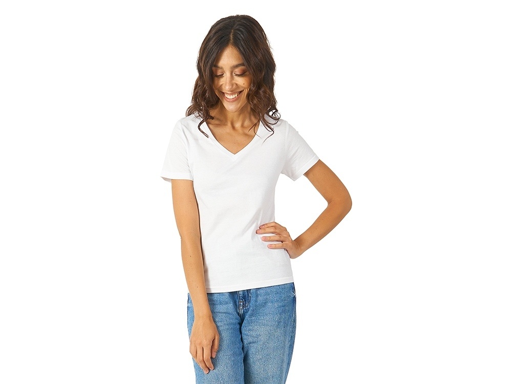 Футболка Heavy Super Club 2.0 женская с V-образным вырезом