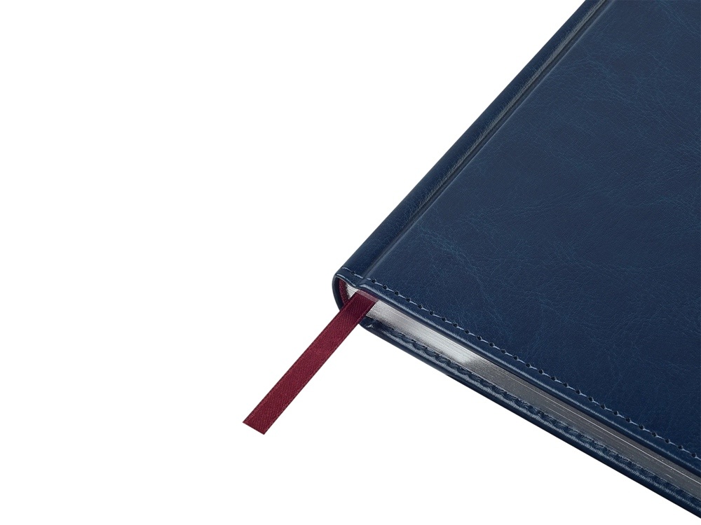 Ежедневник недатированный А5 Sidney Nebraska с серебряным срезом и уголками