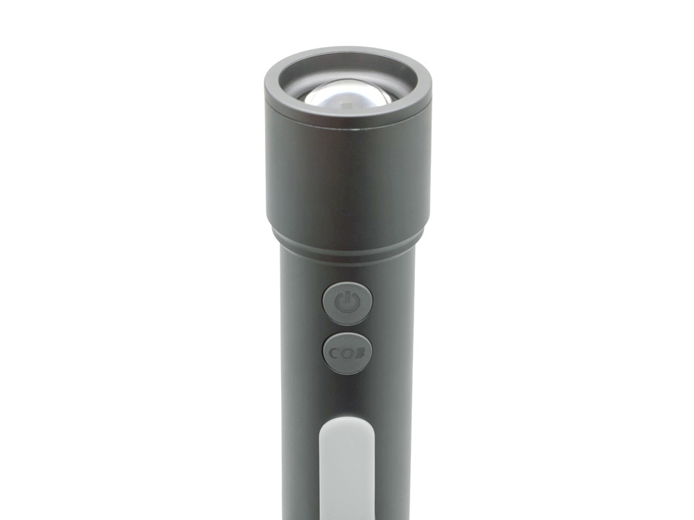 Фонарь аккумуляторный с регулируемым фокусом Vortez, 9 режимов, 650 Лм