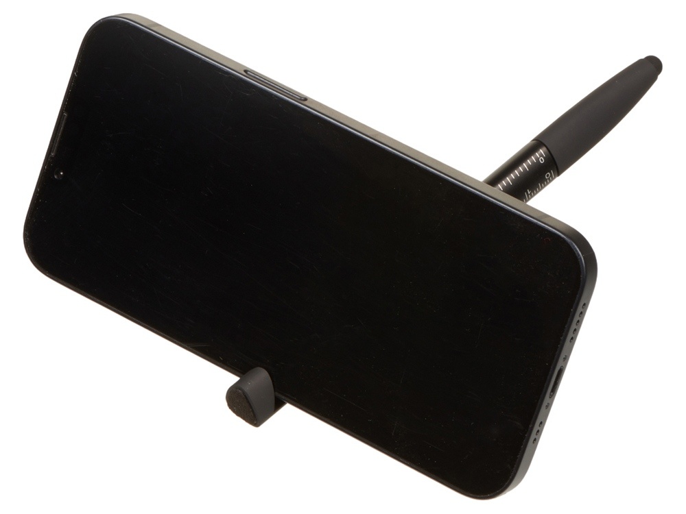 Ручка-стилус металлическая шариковая Multy