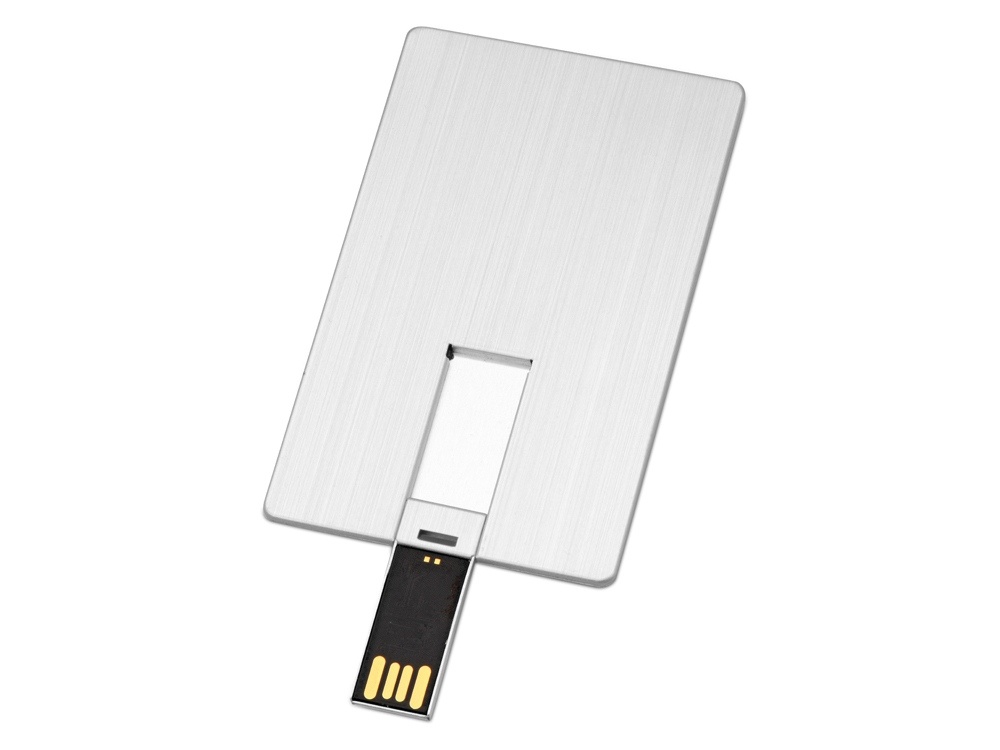 Металлическая карта USB-флешка на 16 Гб Card Metal