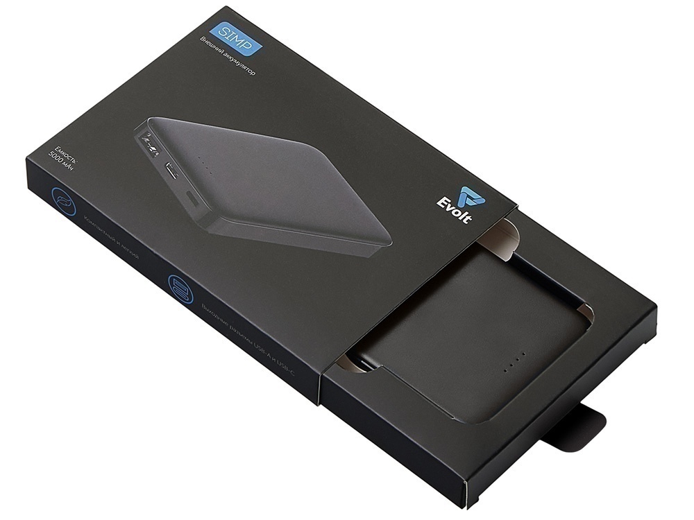 Внешний аккумулятор Simp, 5000 мАч