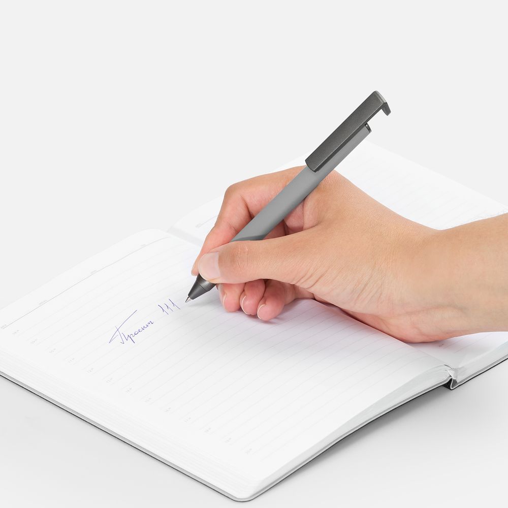 Ручка шариковая Standic с подставкой для телефона