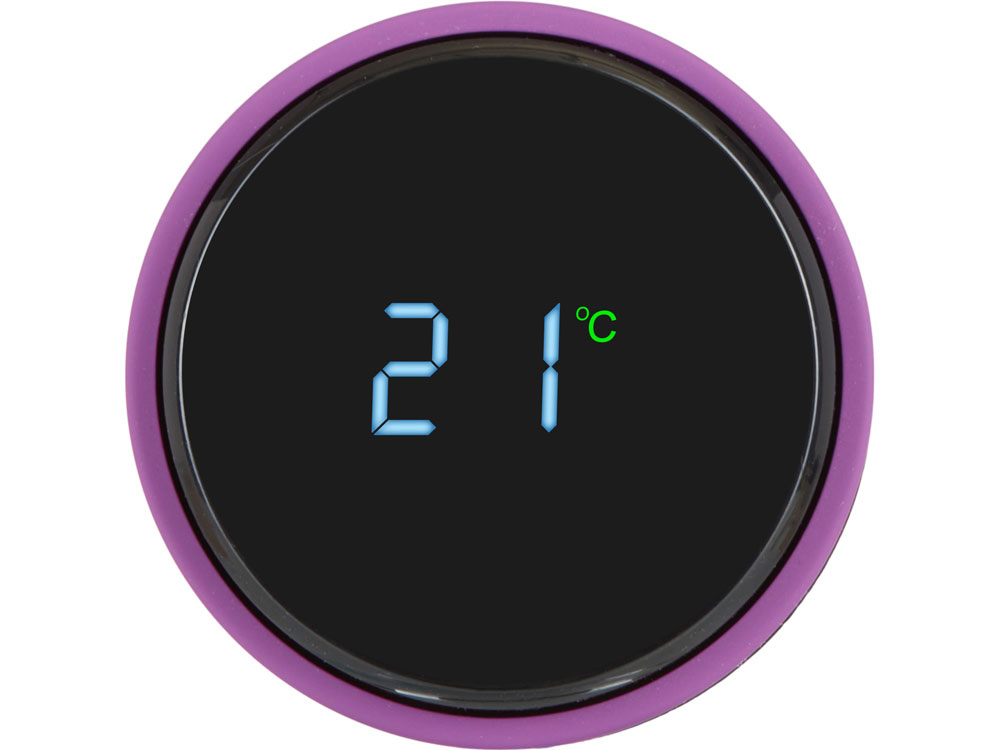 Вакуумный термос Module X с индикатором температуры и медной изоляцией, 500 мл, крафтовый тубус