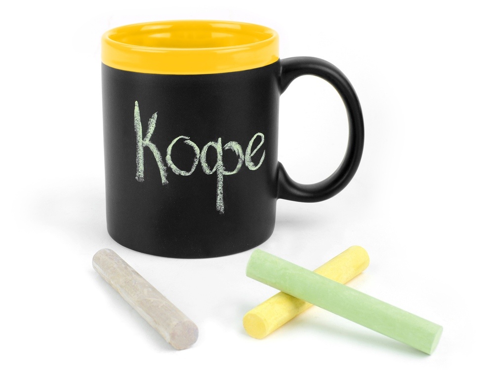 Кружка с покрытием для рисования мелом Да Винчи