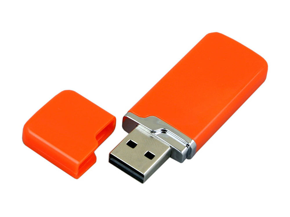 Флеш-накопитель USB 2.0 объемом 8 ГБ с уникальным колпачком