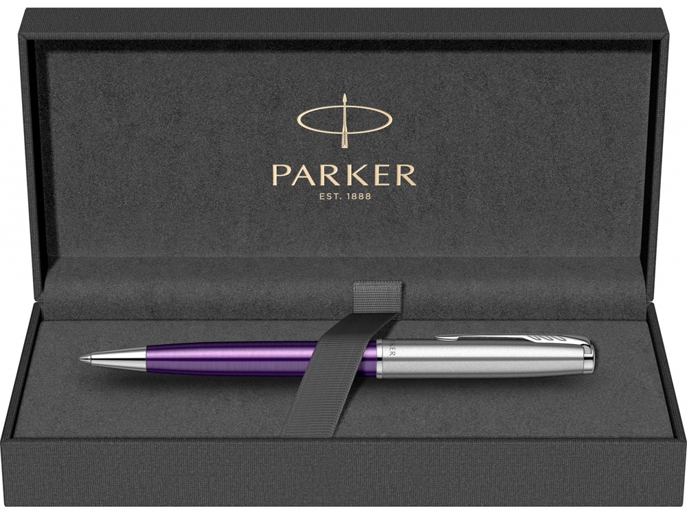Ручка шариковая Parker Sonnet Essentials Violet SB Steel CT