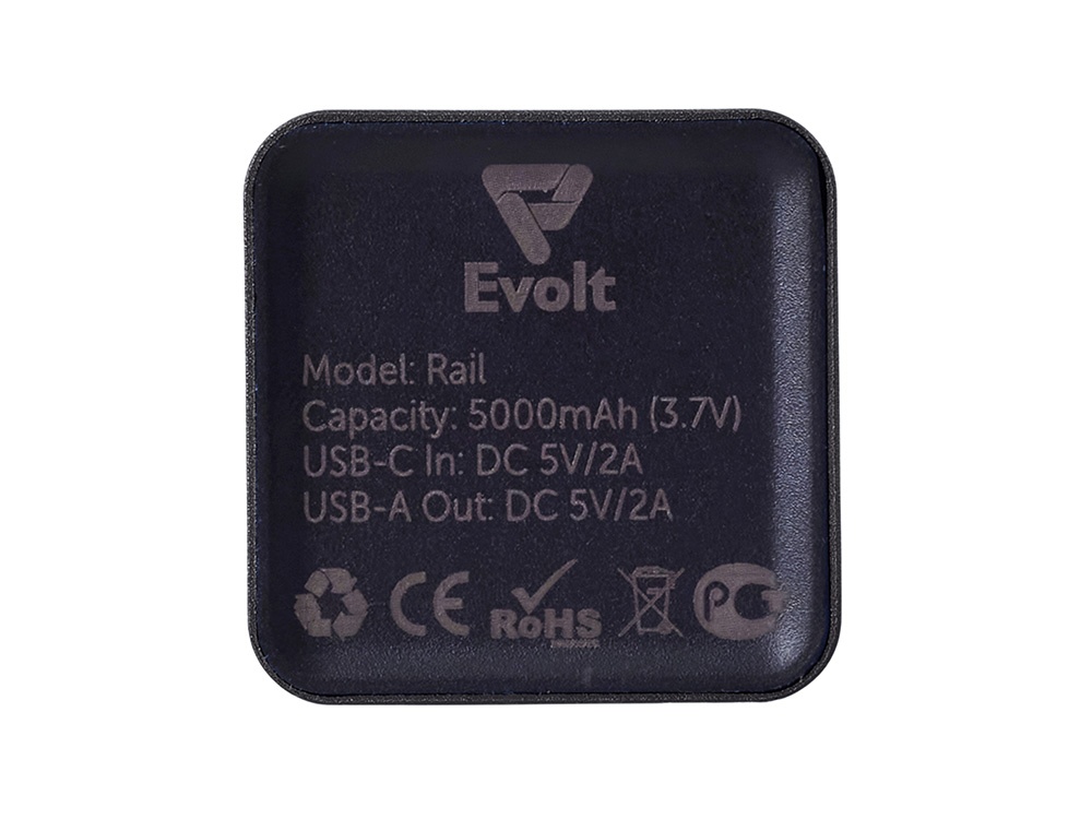 Внешний аккумулятор Rail c дисплеем, 5000 mAh