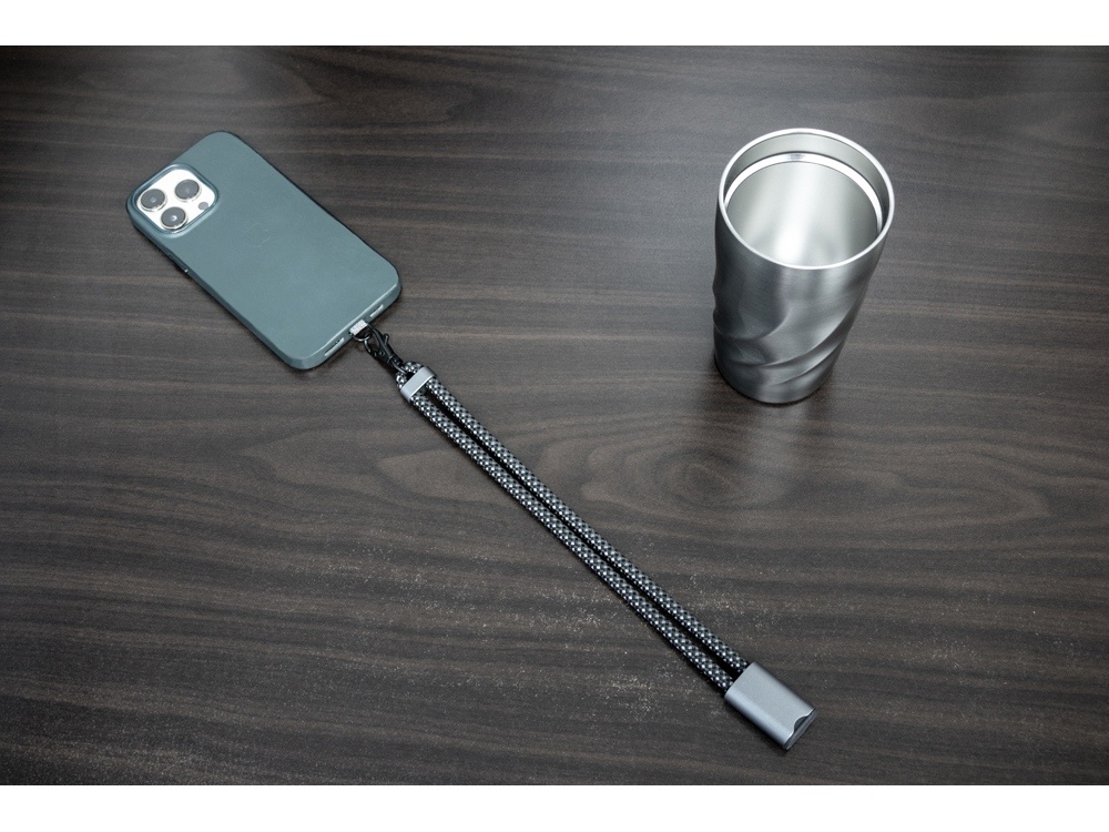 Ремешок-держатель для телефона с зарядным кабелем USB-C - USB-C Lany Wristband Charge Eco