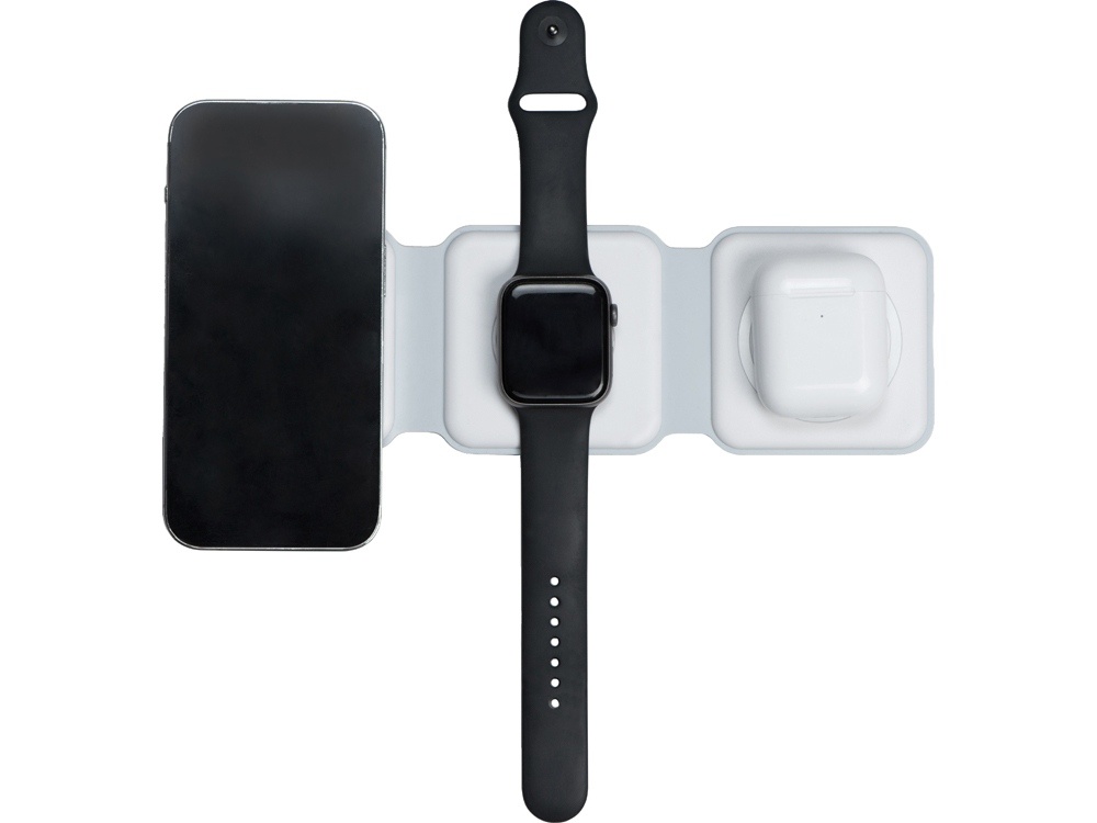 Беспроводное зарядное устройство 3-в-1 Road, 15 Вт