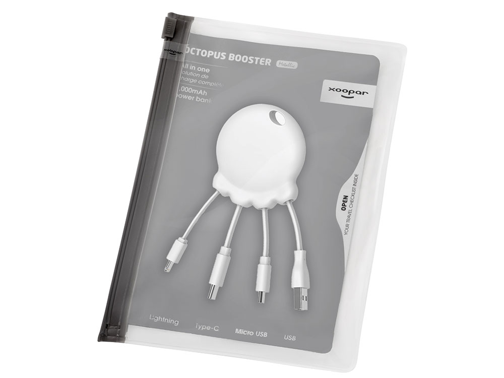 Внешний аккумулятор Octopus Booster, 1000 mAh