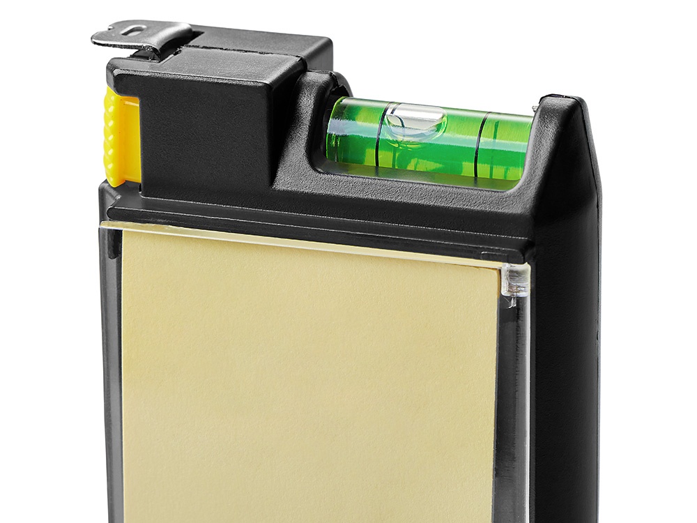 Рулетка на 2 м с уровнем и блоком для записей Nerd