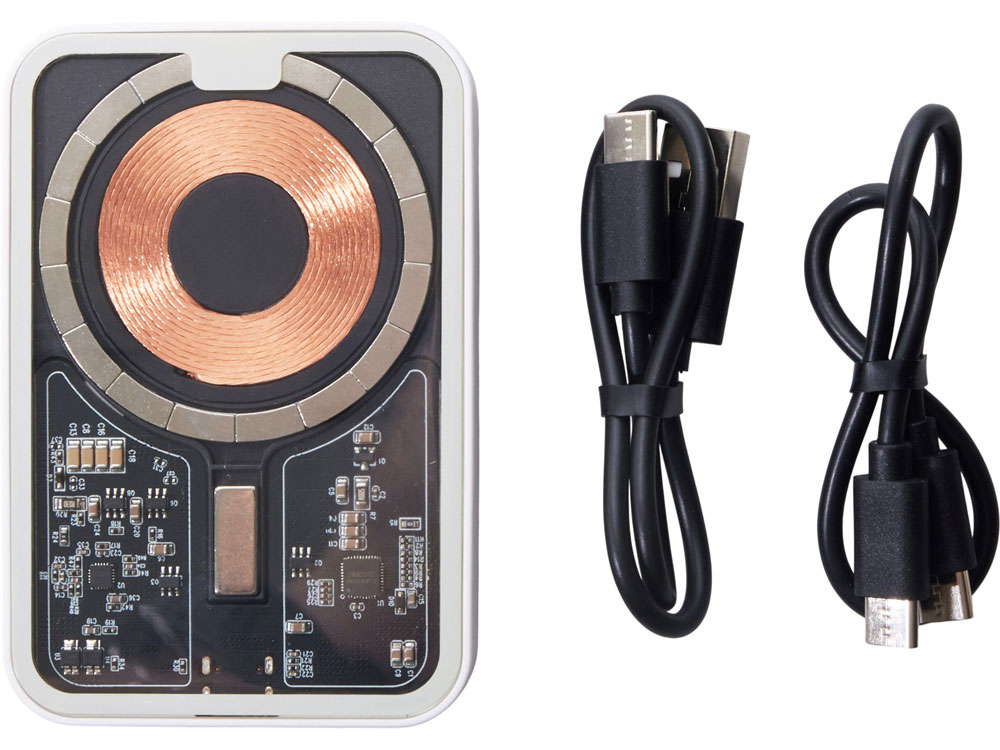 Беспроводной магнитный внешний аккумулятор с QC\PD MagnifIQ, 10000 мАч, 15 Вт