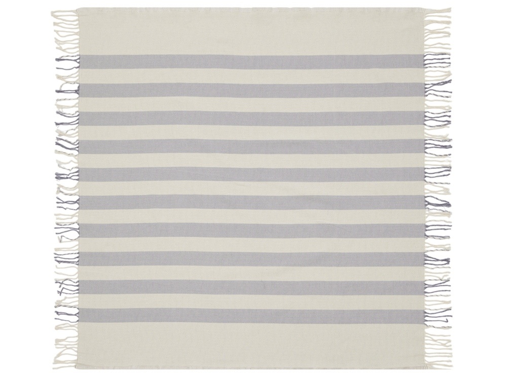 Плед Reglet из хлопка с бахромой