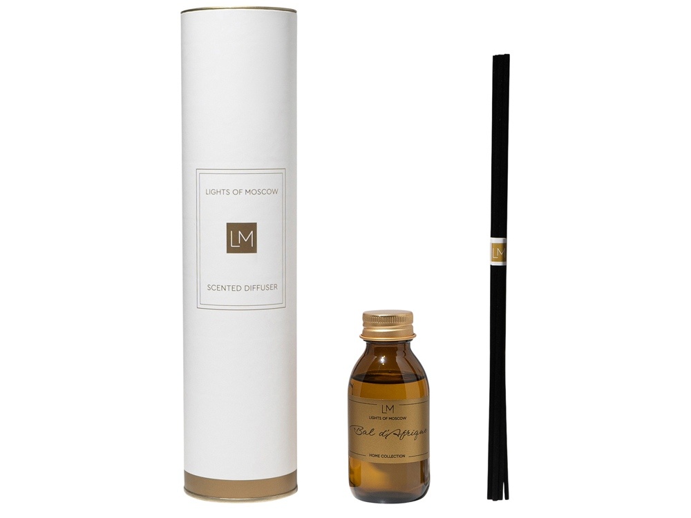 Ароматический диффузор с палочками, флер: личи и пион, мох, 100 мл