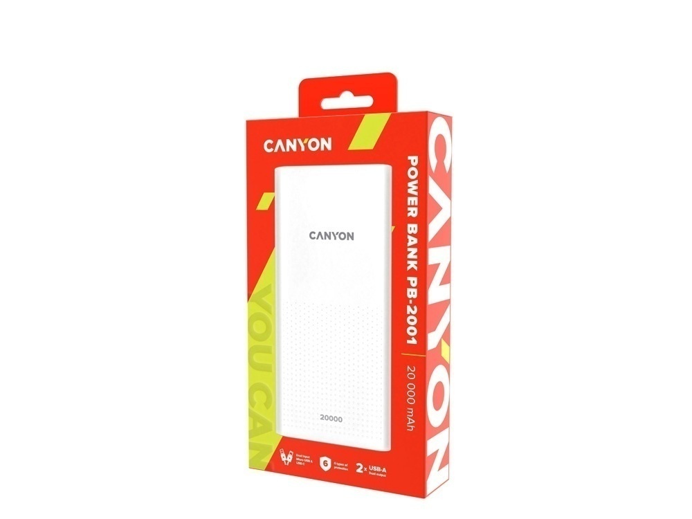 Внешний аккумулятор PB-2001, 20000 mAh