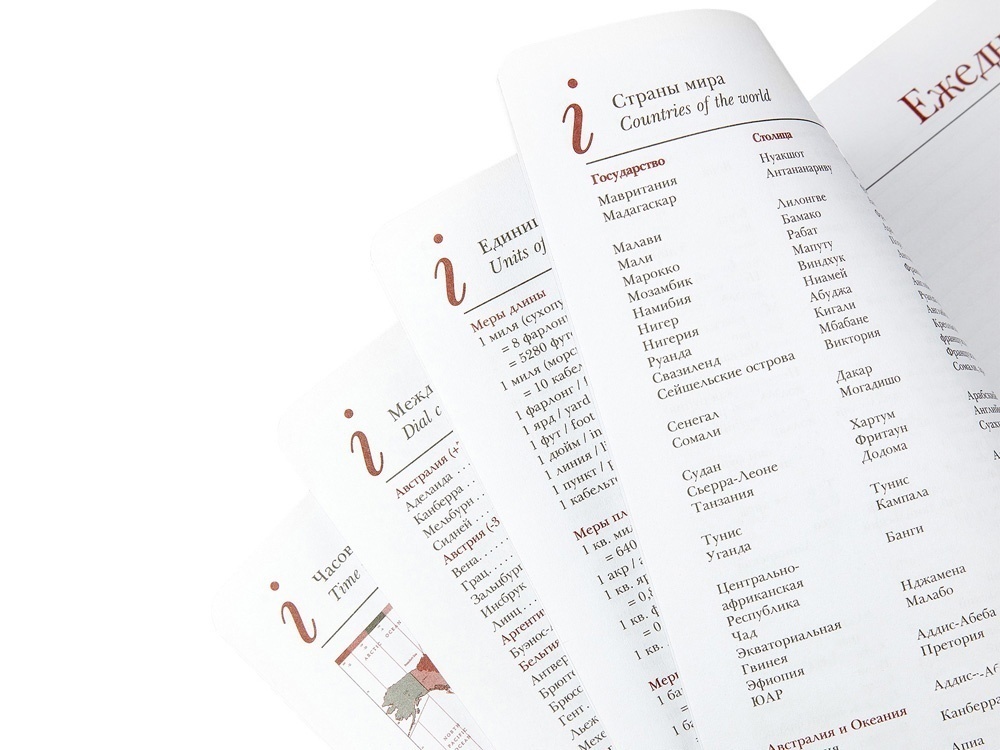 Ежедневник недатированный А5 Sidney Nebraska с серебряным срезом и уголками