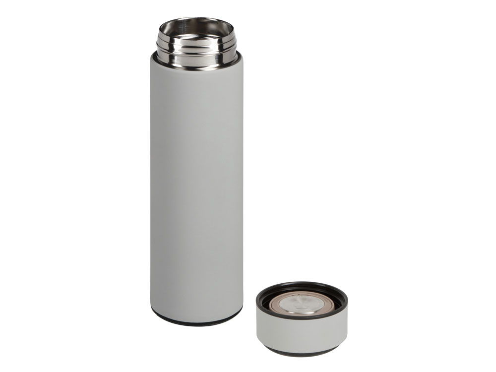 Вакуумный термос Module X с индикатором температуры и медной изоляцией, 500 мл, крафтовый тубус