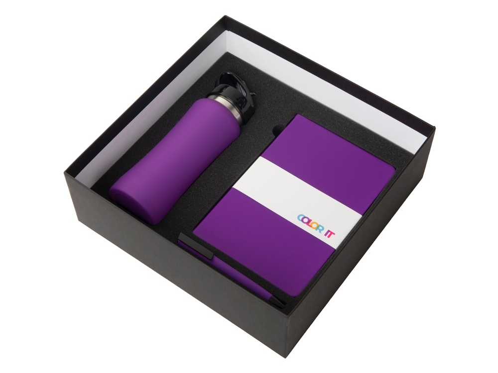 Подарочный набор c блокнотом C3, ручкой и бутылкой