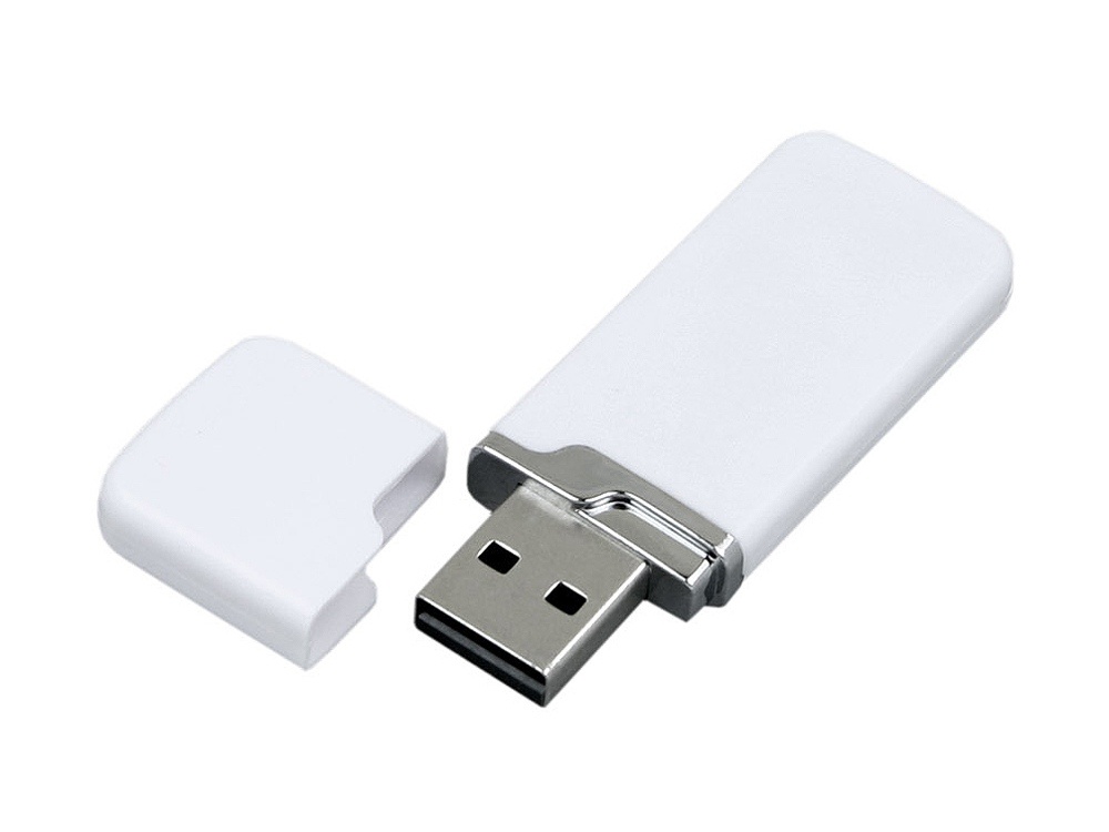 Флеш-накопитель USB 2.0 объемом 8 ГБ с уникальным колпачком