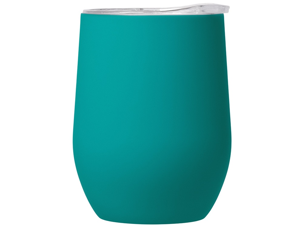 Вакуумная термокружка Sense Gum, непротекаемая крышка, soft-touch