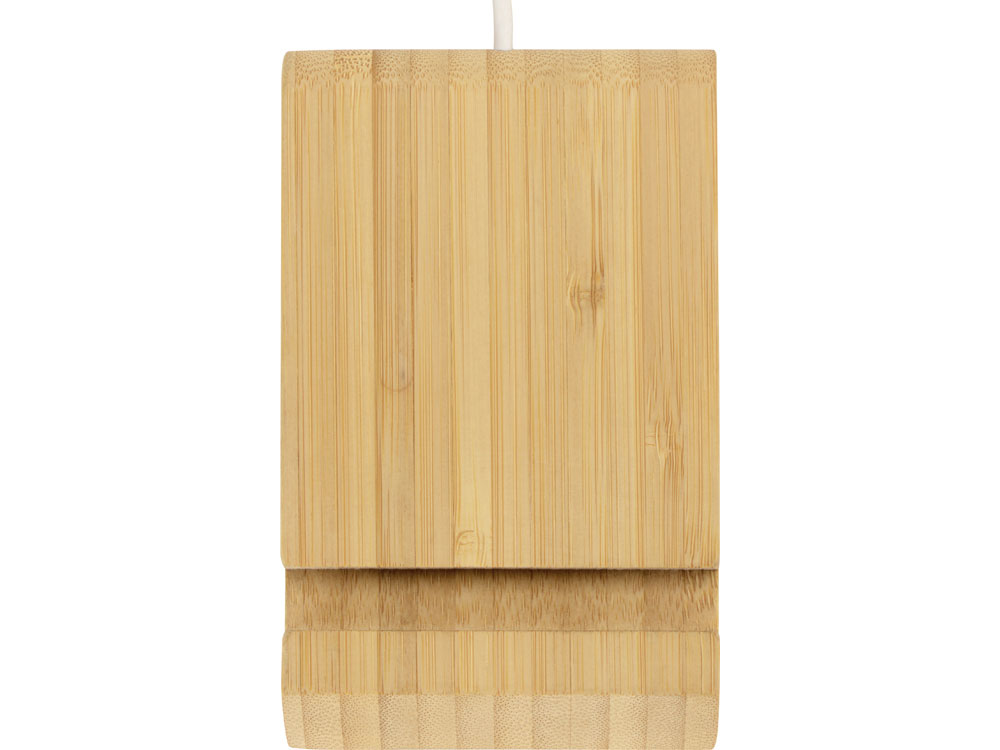 Беспроводное зарядное устройство из бамбука Jetty, 10 Вт