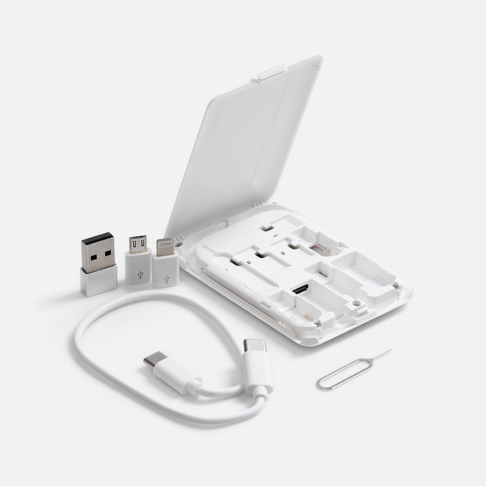 Органайзер с беспроводной зарядкой и набором адаптеров Octopod